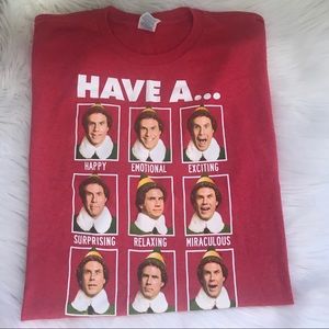 Elf Holiday T-shirt.  NWOT.  Size XXL